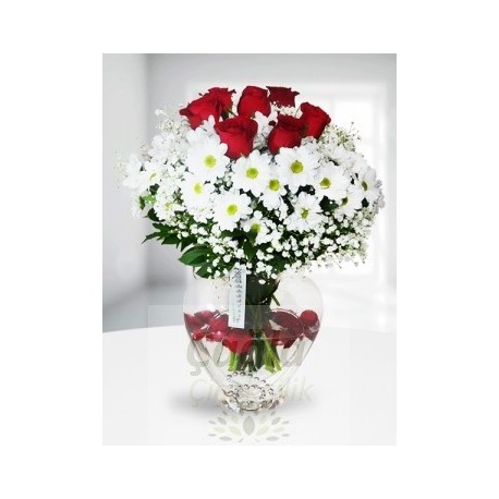 KALP VAZODA PAPATYA VE GÜL